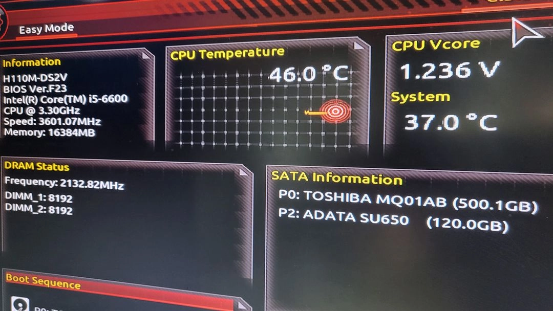 업무용 i5-6600 B110M 16G GTX750Ti 이미지