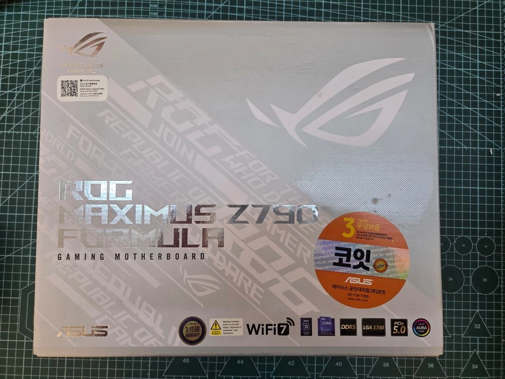 인텔 14900K 미개봉 + ASUS Z790 FOMULA 팝니다. - 안심되는 중고거래