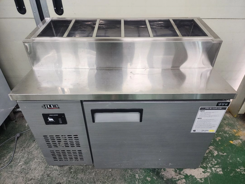 업소용 1200 토핑냉장고 반찬냉장고 6구 이미지