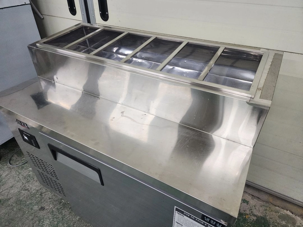 업소용 1200 토핑냉장고 반찬냉장고 6구 이미지