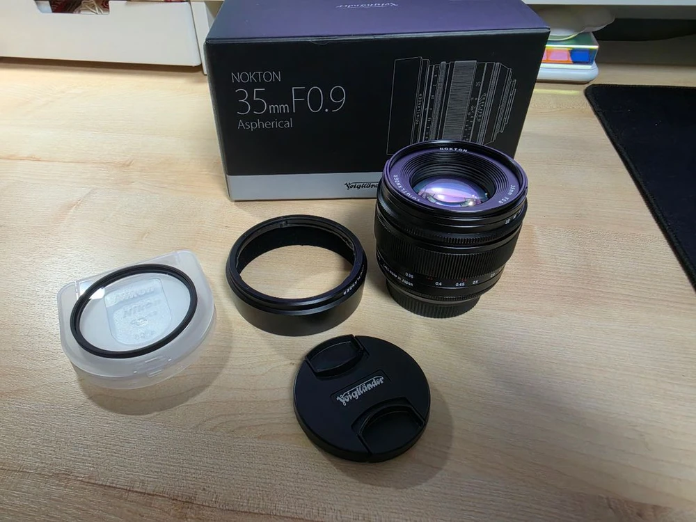 보이그랜더 녹턴 35mm F0.9 후지 마운트 이미지