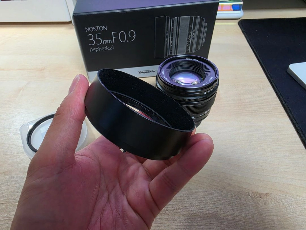 보이그랜더 녹턴 35mm F0.9 후지 마운트 이미지