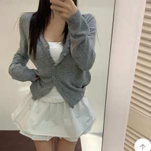 (새상품) 에이블리 비브앤러브 프릴 가디건 이미지