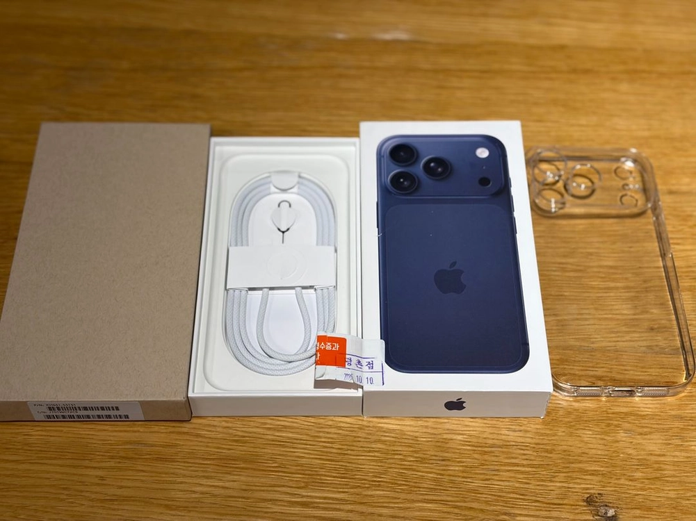 아이폰17프로 딥블루 256GB 이미지