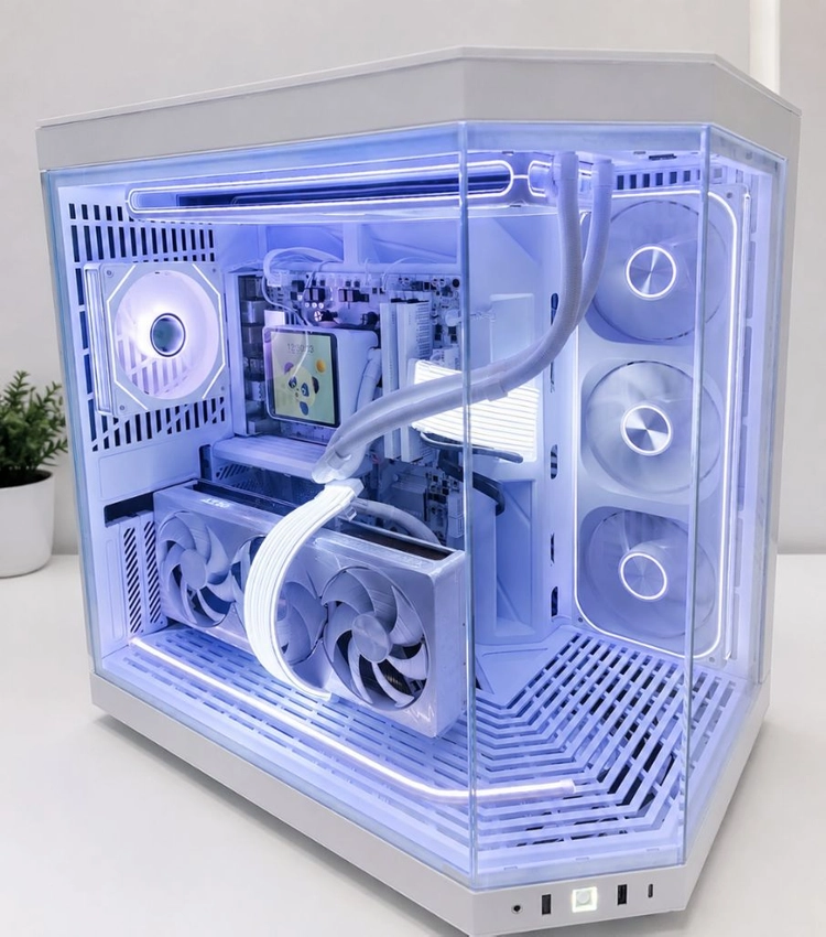 라이젠7 9800X3D RTX5080 화이트신품PC 이미지