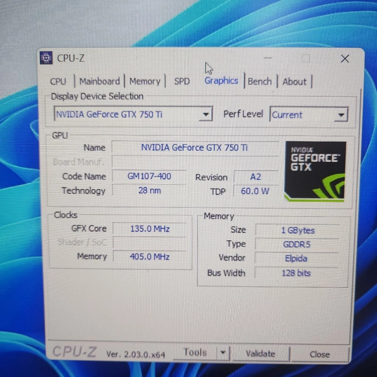 이엠텍 GTX750Ti 그래픽카드 팝니다. 이미지
