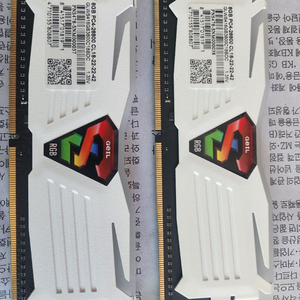 게일 ddr4 튜닝램 16기가 화이트 이미지