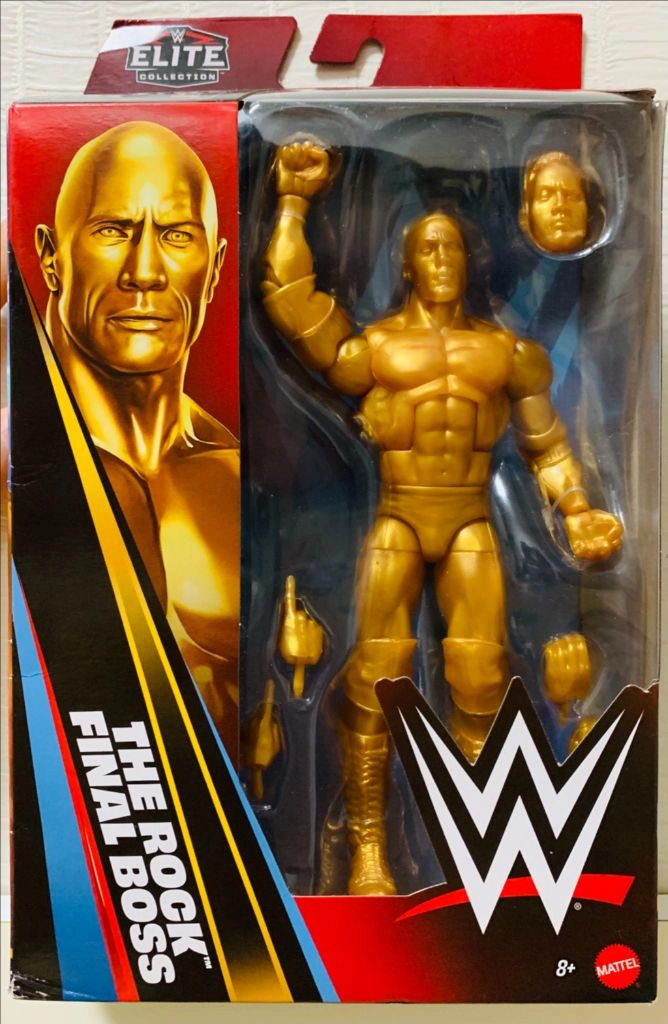 [마텔] Mattel WWE 엘리트 시리즈 더락 파이널보스(골드버전) 이미지
