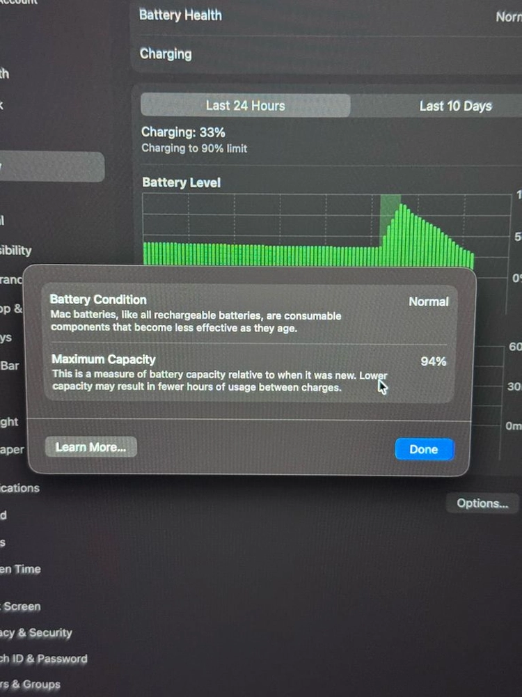 맥북 m2 에어 16GB/512GB 94% 풀박스 이미지