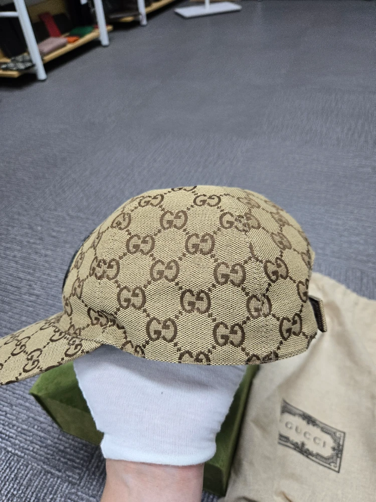 [특가][정품] 구찌 캔버스 GG 볼캡 이미지