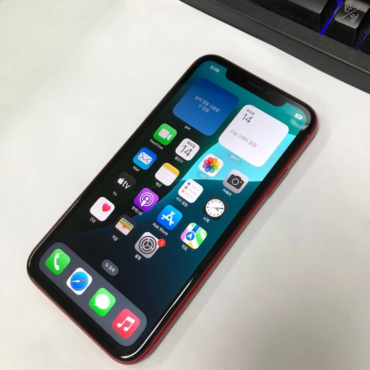 아이폰XR 64GB 레드 중고폰 배터리85% 서브폰 사진폰 211550 이미지