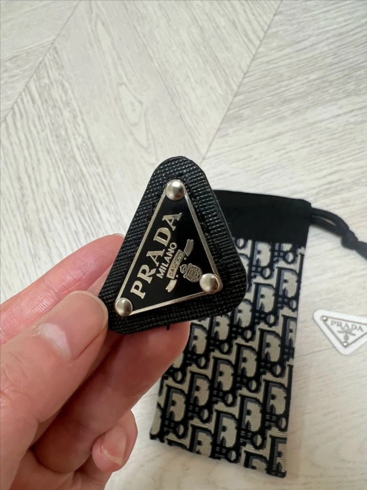 디올 오블리크, 프라다 로고 이미지
