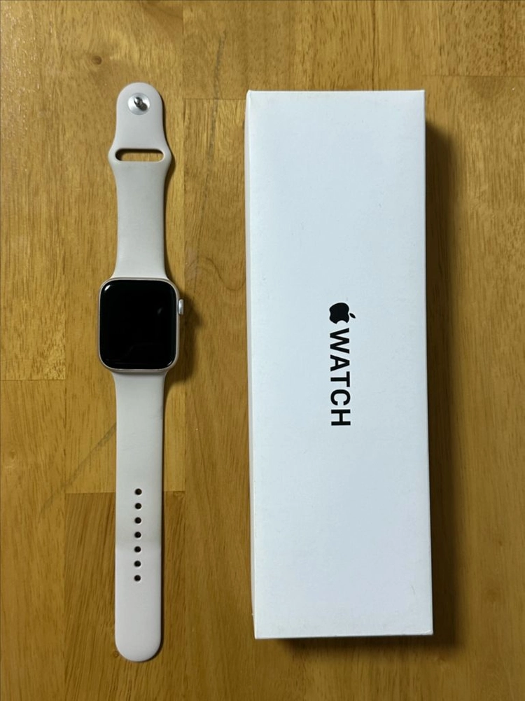 애플워치 se2 44mm 스타라이트 88% 풀박 이미지