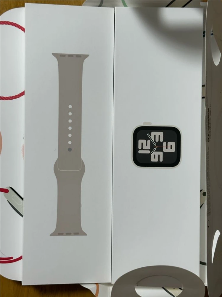 애플워치 se2 44mm 스타라이트 88% 풀박 이미지