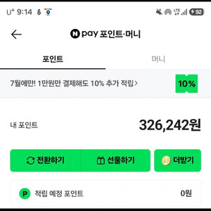 네이버페이 32만7천 29만에 판매합니다 이미지