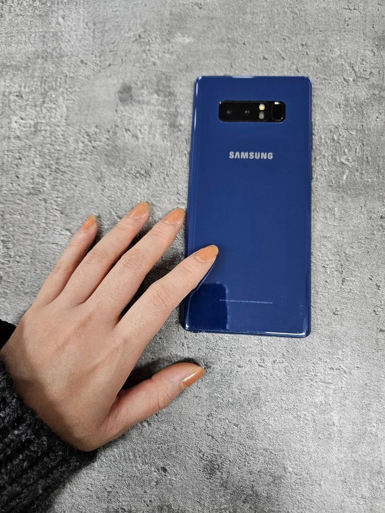 삼성 갤럭시노트8블루 판매n950판매 중고폰 이미지