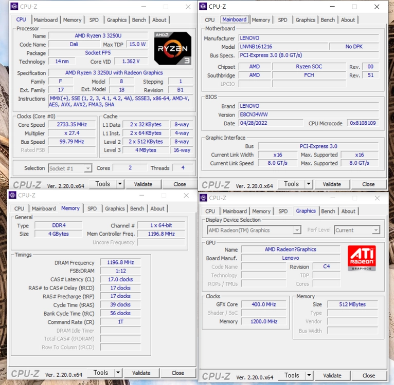 레노버 노트북 Lenovo V15-ADA (82C7) 15.6인치 사무용 인강용 유튜브용 노트북 이미지