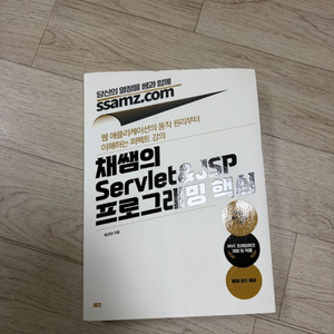 채쌤의 서블릿 JSP 프로그래밍 핵심 책 이미지