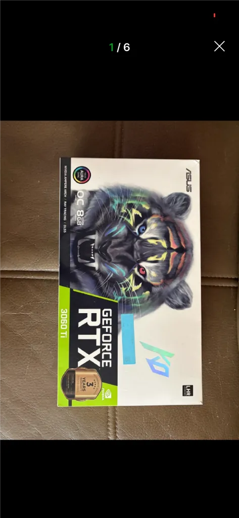 한정판 RTX 3060Ti OC 8GB Ko 풀박스 판매 - 안심되는 중고거래