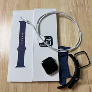애플워치 10 46mm GPS 실버 풀박스 이미지