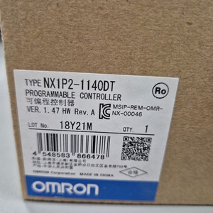 OMRON NX1P2-1140DT 프로그래머블 컨트롤러 단순개봉 미사용 새제품 이미지