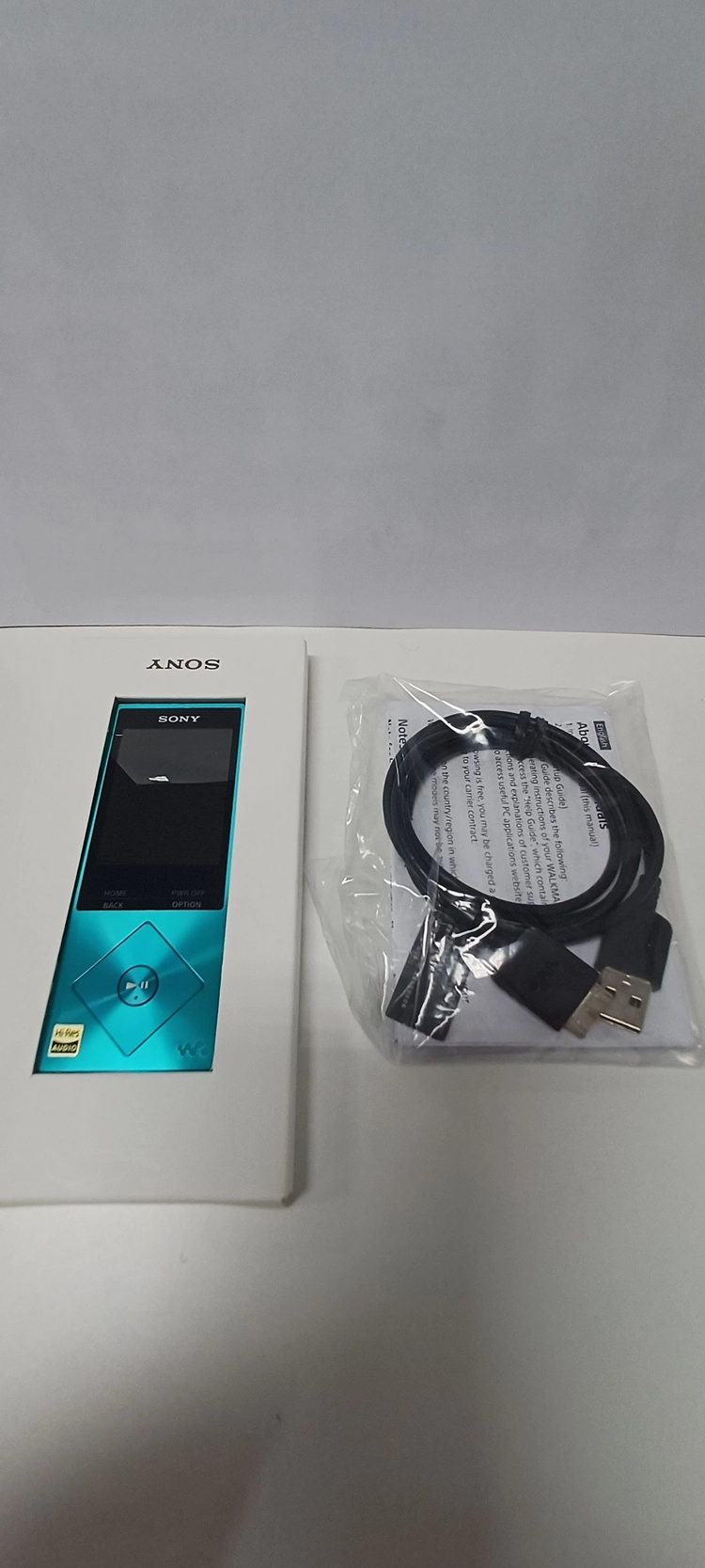 (진열중고) 소니코리아정품 하이레졸루션 워크맨 mp3 / NW-A25L 블루 이미지