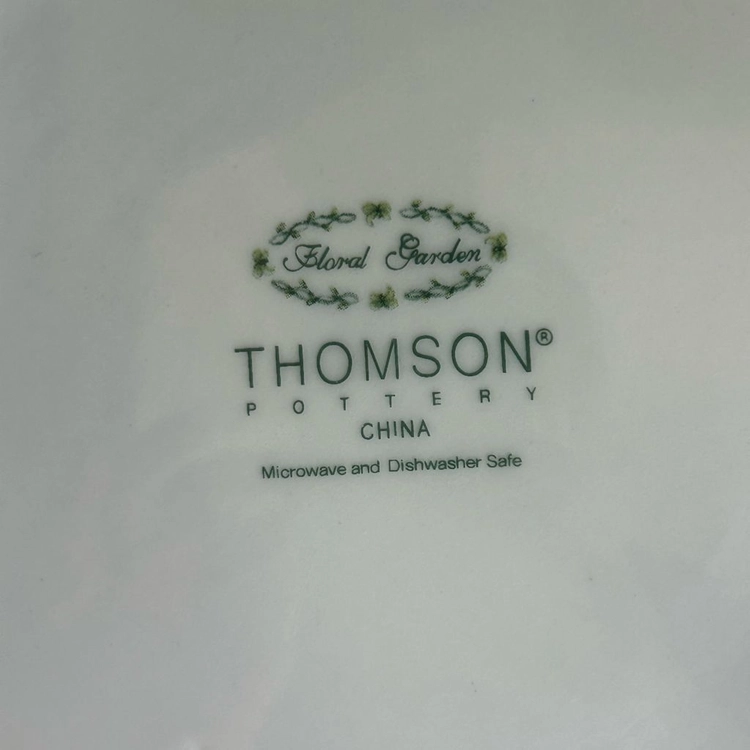 옛날 빈티지 THOMSON POTTERY 도자기 대접시 접시 그릇 파스타 플레이트 팝니다 이미지