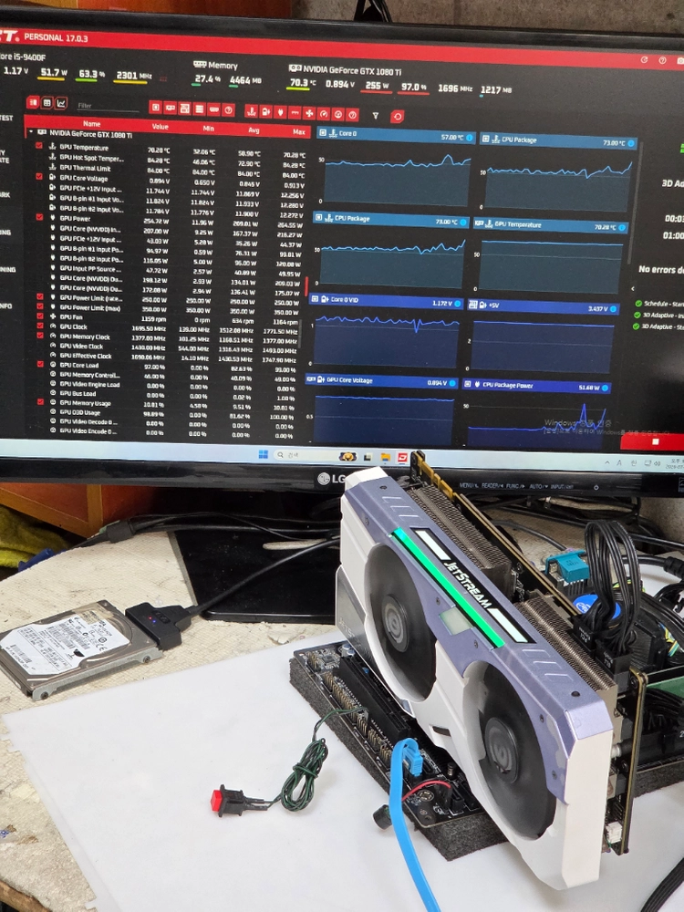 Emtek GTX1080Ti 제트스트림 11g 이미지