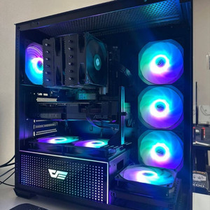 라이젠7500F + RTX4070 + D5 32GB 게이밍PC 본체 컴퓨터 이미지