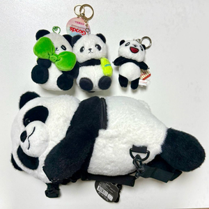 Panda귀여운 판다푸바오 중형인형 열쇠가방고리키링인형일괄 이미지