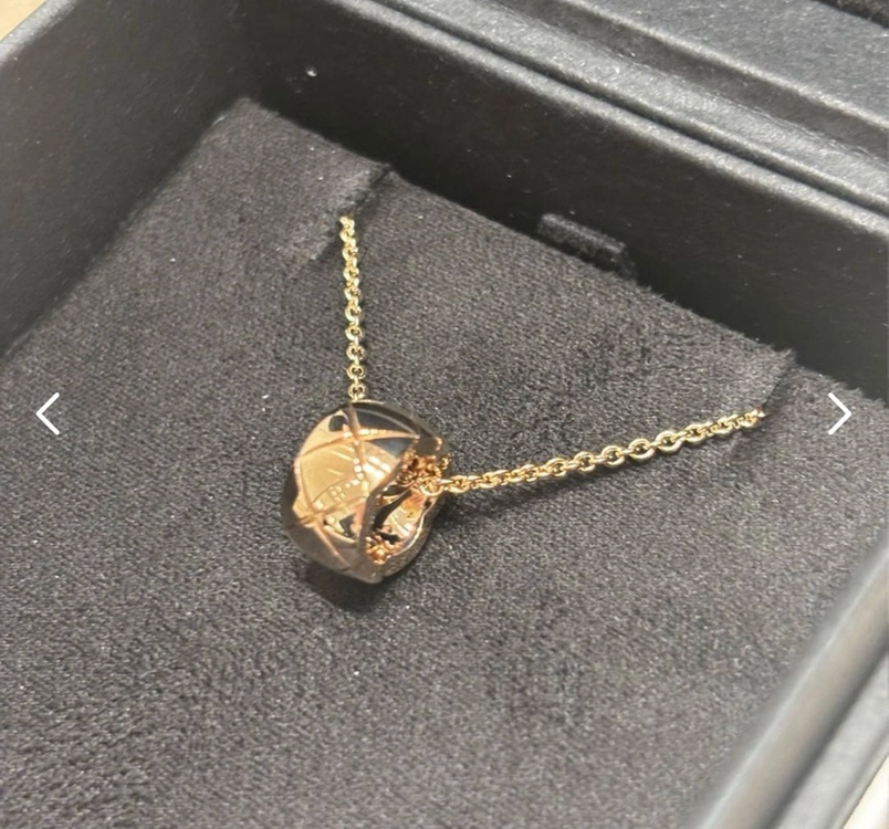 샤넬 코코크러쉬 목걸이 라지 베이지골드 팝니다 이미지