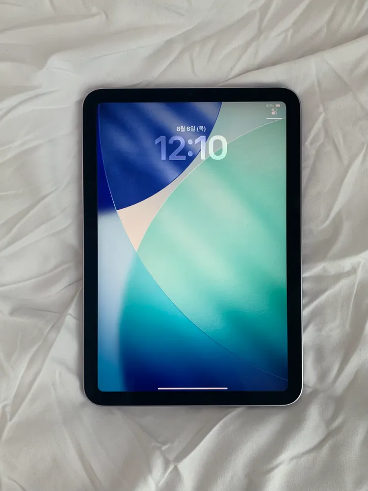 아이패드 미니7 (a17 pro) 퍼플 128기가 풀박스 이미지