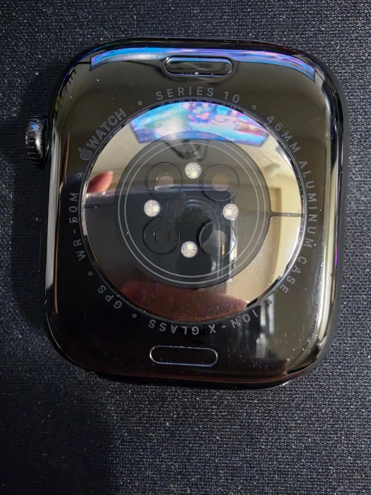 애플워치 10 제트블랙 46mm GPS 애플케어 + 밀레니즈루프 그라파이트 이미지