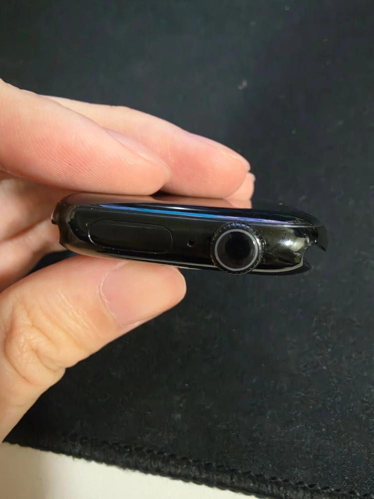 애플워치 10 제트블랙 46mm GPS 애플케어 + 밀레니즈루프 그라파이트 이미지