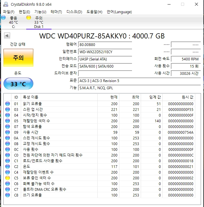 웬디 퍼플 4TB 이미지