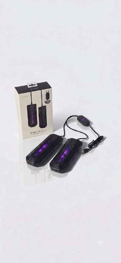 USB 휴대용 신발건조기 리모컨 타이머 새상품 화이트/블랙 무료배송 이미지