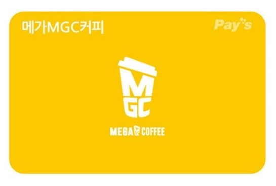 메가MGC커피 모바일 금액권 1만, 3만원권 팝니다 메가커피 이미지