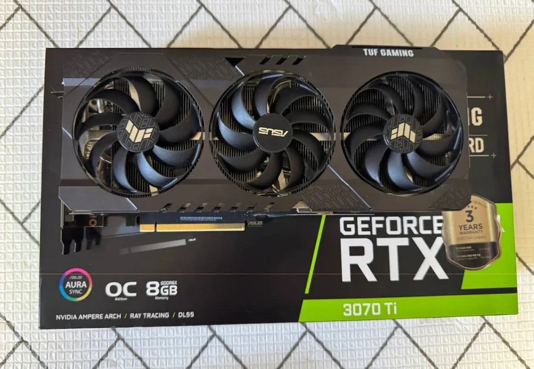 ASUS TUF Gaming 지포스 RTX 3070 Ti OC 8GB - 안심되는 중고거래