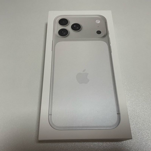 아이폰17 프로 맥스 256GB 자급제 실버 미개봉 새제품 이미지