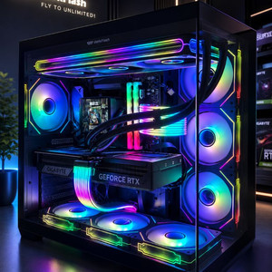 (신품) 라이젠7 9800X3D RTX5080 고사양 본체 팝니다 이미지