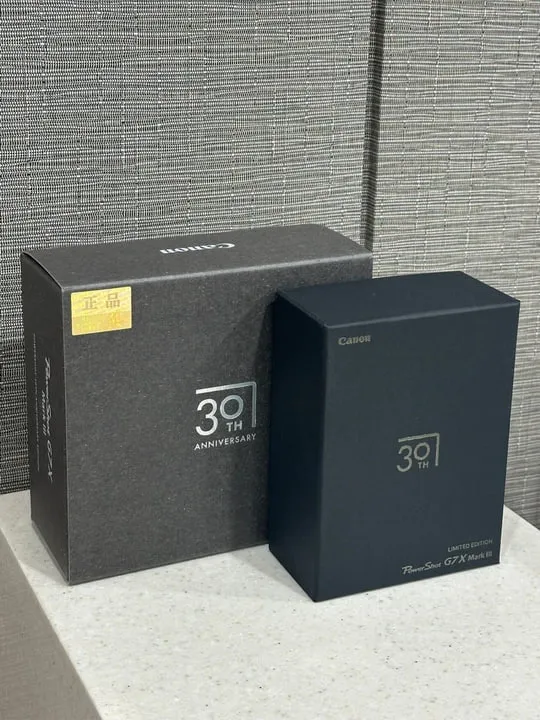 캐논 파워샷 G7X Mark III 30주년 에디션 그래파이트 미개봉 새상품 - 안심되는 중고거래