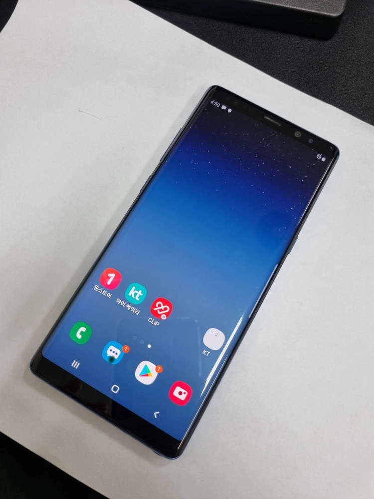 갤럭시노트8 64GB 블루 KT 기능정상 중고폰 213662 이미지