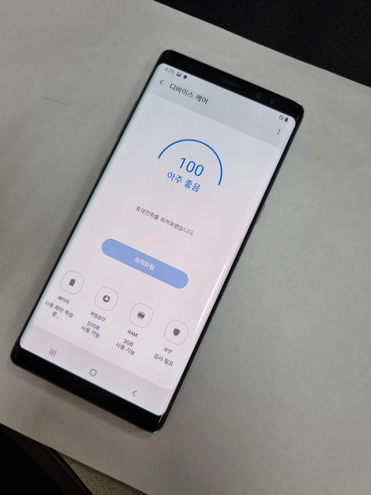 갤럭시노트8 64GB 그레이 U+ 기능정상 중고폰 216172 이미지
