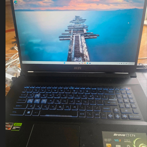 MSI 브라보17 r7, rtx4060, ddr5 16gb, 17.3인치+ 윈도우 이미지