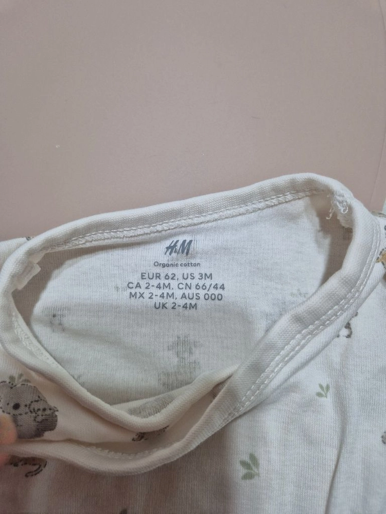 h&m 반팔 바디슈트 3종 일괄 이미지