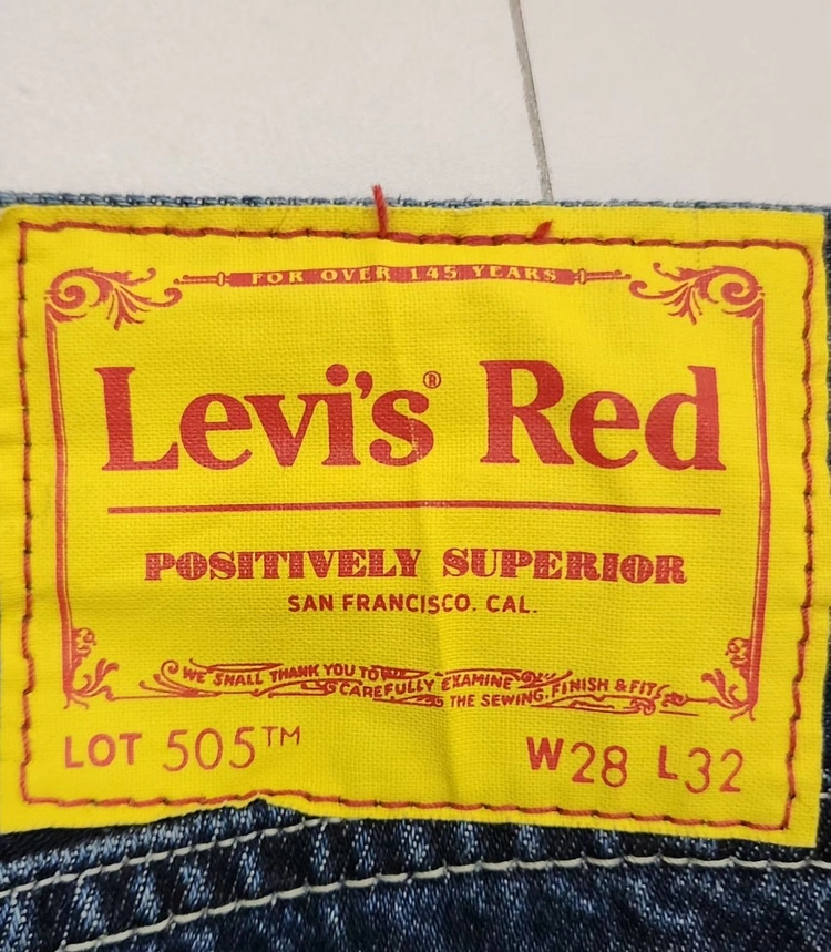 [LEVI'S 리바이스] 28인치 여 레드탭청바지 505청바지 데님팬츠 이미지