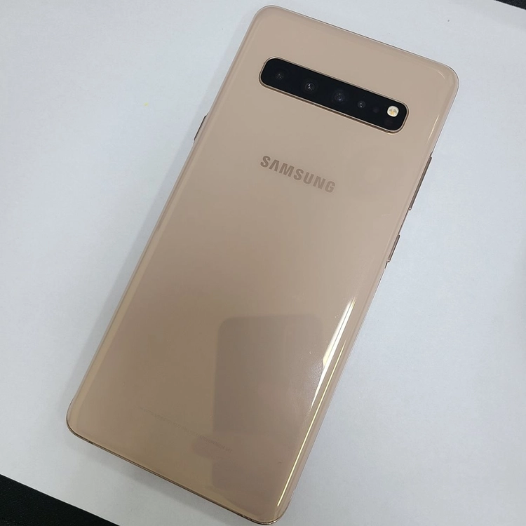 갤럭시S10 5G 256GB 골드 SK 무잔상 기능정상 214477 이미지