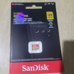 샌디스크 128GB 마이크로SD카드 이미지