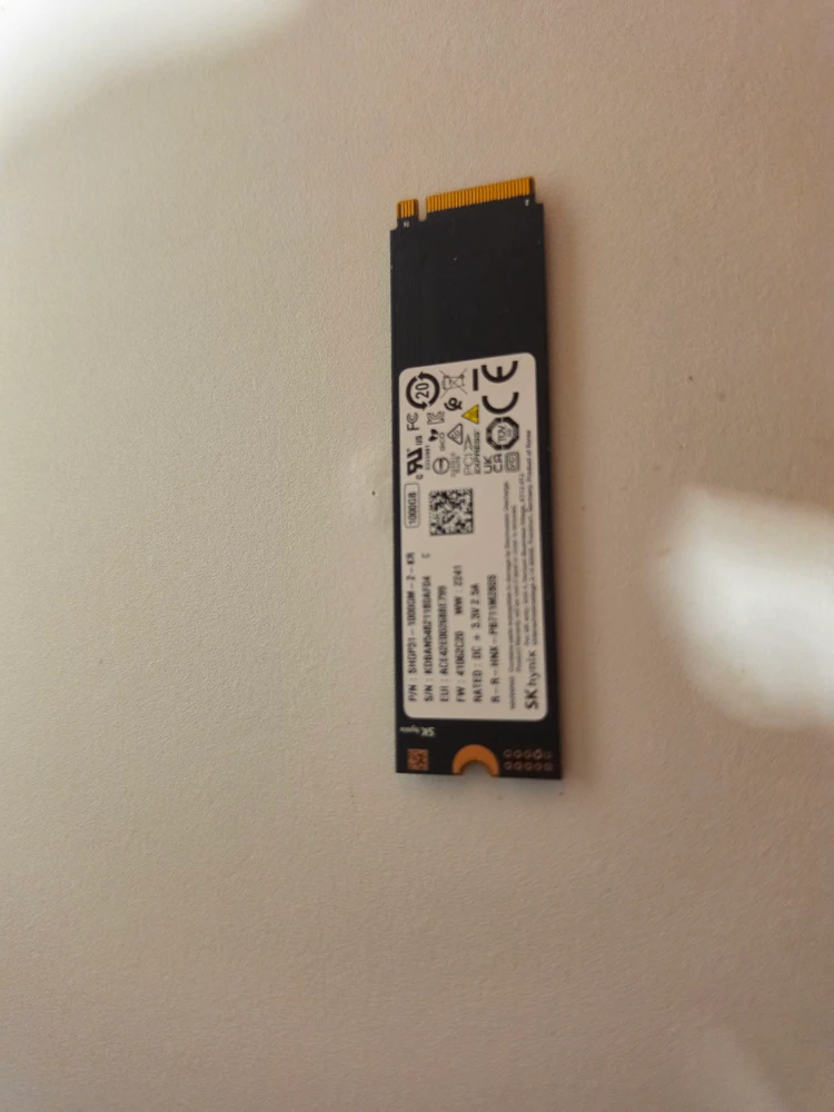 SK하이닉스 Gold P31 1TB NVMe SSD 정품 TLC DRAM 이미지