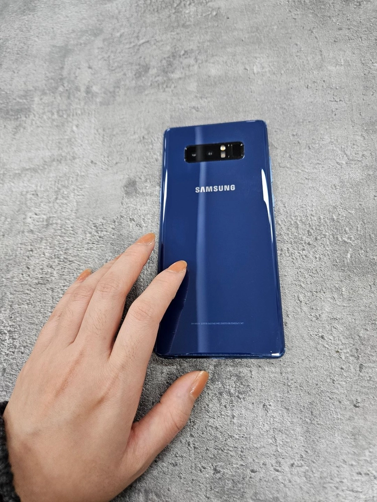 삼성 갤럭시노트8블루 판매n950판매 중고폰 이미지